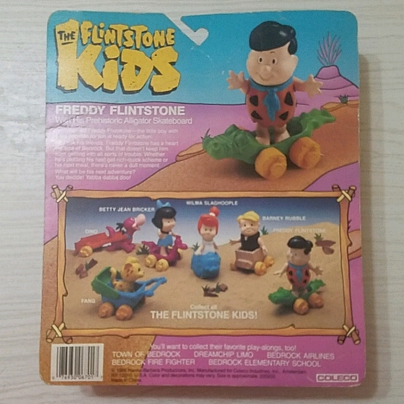 Vintage 1986 The Flintstones Kids "Fred" Figure - Picture 2 of 2